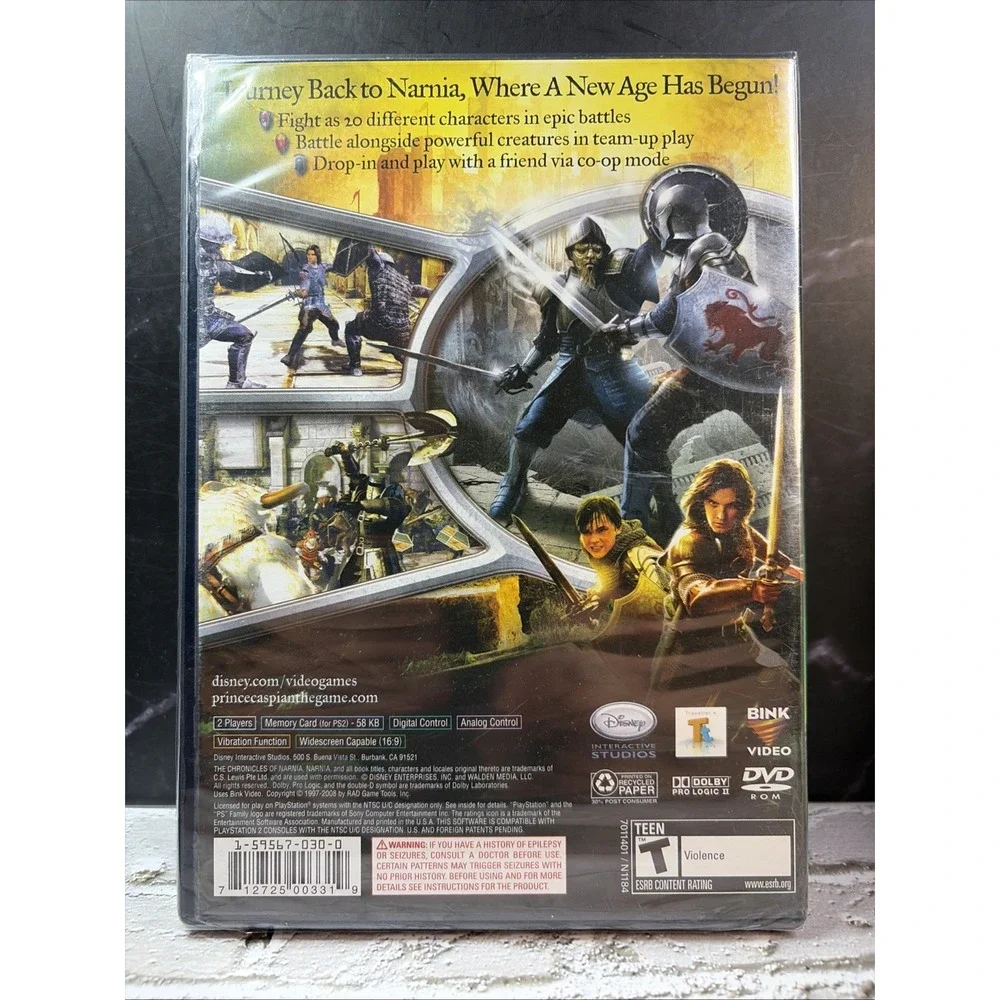 The Chronicles of Narnia Prince Caspian -Sony PlayStation 2 - Brand New / Sealed